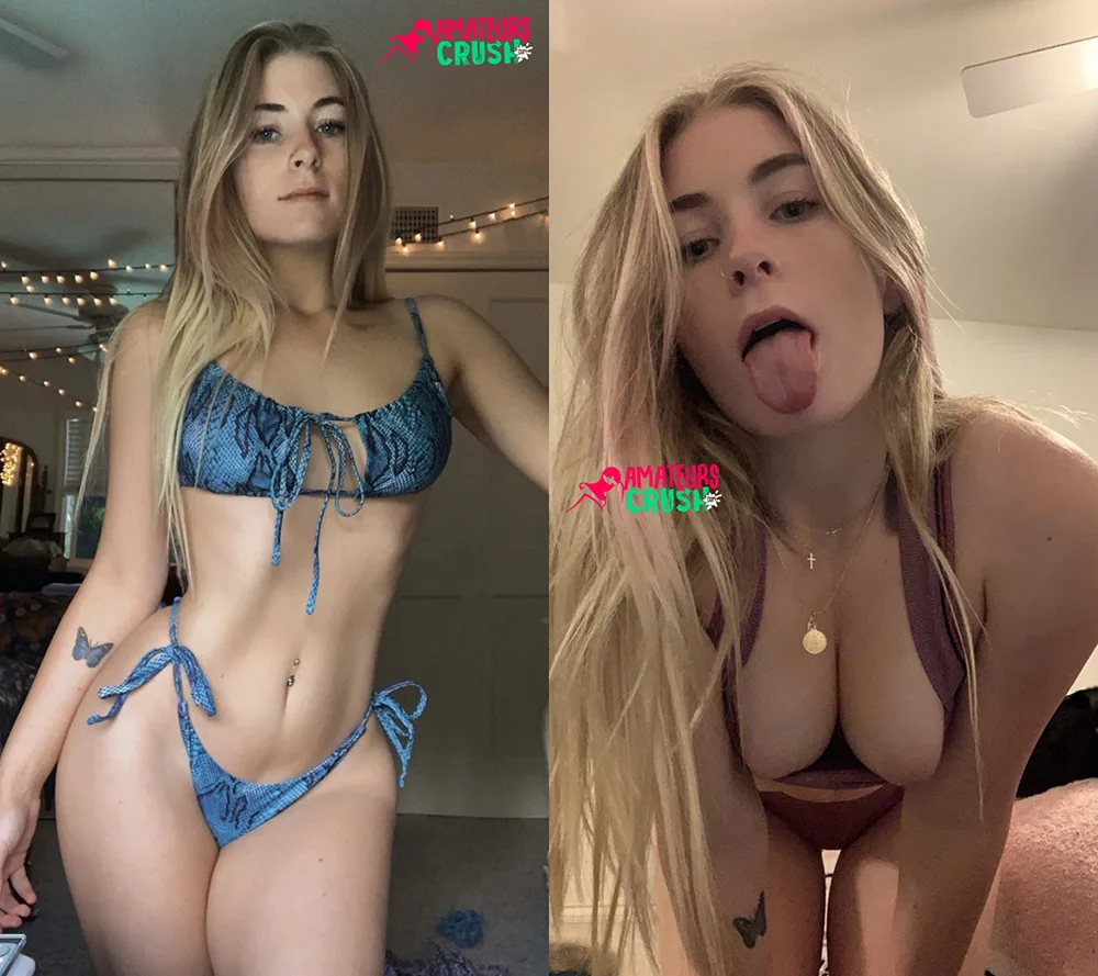 Blond Teen Nude Snapchat Selfies Leaked